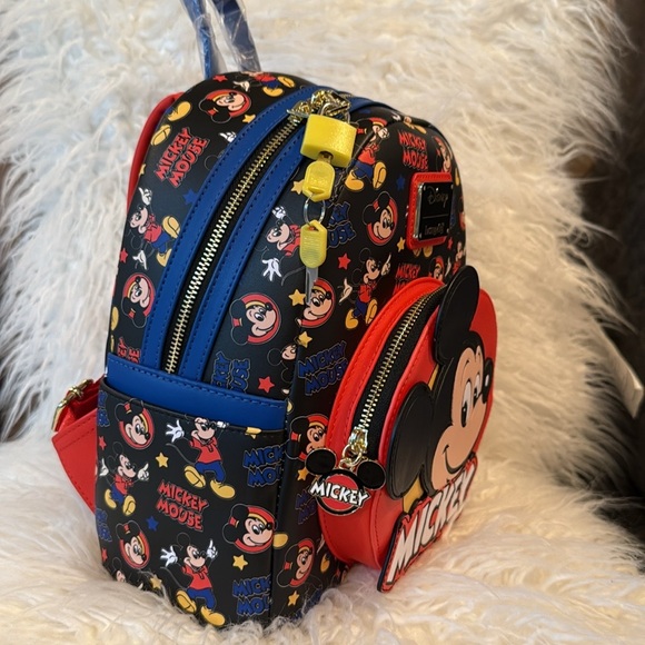 Loungefly Disney Mickey Mouse  collectible 
All-Over Print Mini Backpack - Picture 4 of 9